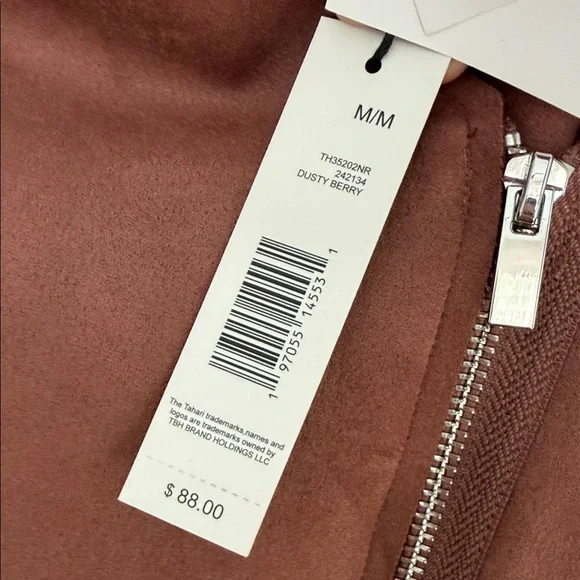 T Tahari Brown Asymmetrical Blazer - Picture 4 of 5